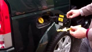 Land Rover Discovery 4 misfueling device explained [upl. by Beaston]