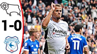 Derby County vs Cardiff City 10 Kenzo Goudmijn Goal All Goals and Extended Highlights [upl. by Pineda]