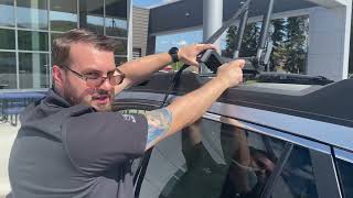 How To Install A Thule Kayak Carrier On A 2022 Subaru Outback [upl. by Naujud]