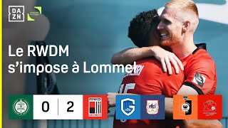 Le RWDM s’impose à Lommel Jong Genk impressionne 👀⚽  Moments forts [upl. by Kippie10]