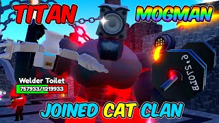 I Invited TITAN MOGMAN To Join My NEW CLAN in Toilet Tower Defense [upl. by Seuguh404]