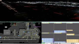 EGKKGND  Gatwick Ground  Vatsim UK ATC  1701  Towerview Part 4 [upl. by Nosam]