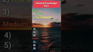 General Knowledge Quiz Gen Z amp Millennials [upl. by Navi]