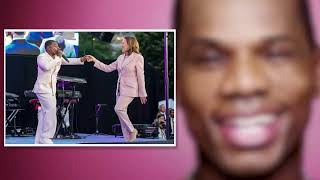 Kirk Franklin invites VP Kamala Harris to Juneteenth quotDANCEquot [upl. by Aohk]