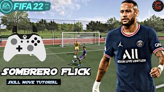 FIFA 22 Sombrero flick skill move tutorial  How to do Sombrero flick in FIFA 22 [upl. by Gnouhc]