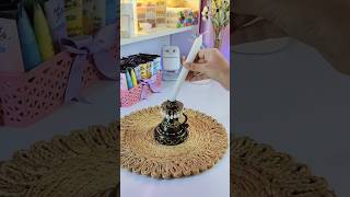 DIY Antique Candle holder🕯️🖤⚜️  BEST OUT OF WASTE shorts diy viral handmade trending [upl. by Venable]