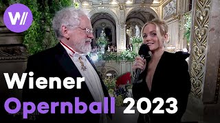 Wiener Opernball 2023  Teil I  Ankunft der Gäste [upl. by Eahsal]