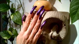 Very Long Purple Nails [upl. by Henriques]