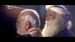 Adiyogi  Kailash kher  Live performance  PM Modi  Sadhguru [upl. by Ashton462]