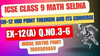 ICSE Ch12 Mid Point Theorem and Its Converse Ex12A Q No36 From Selina For ICSE Class 9 Math [upl. by Veneaux]