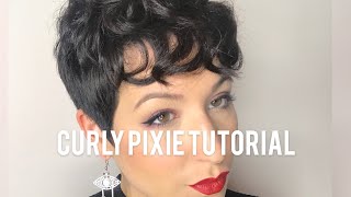 Aprende a rizar tu cabello pixie [upl. by Vijnas]