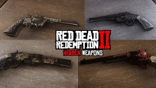 All HIDDEN weapons in RDR2 for new players  Red Dead Redemption 2 [upl. by Corron15]