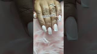 Acrilicas en uñas naturales inspiration nailsart nails [upl. by Nisa]