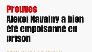 Navalny empoisonné Prédictions réalisées😜 [upl. by Ettenom]