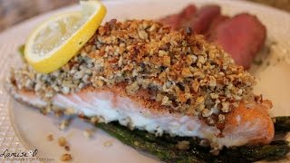 Almond Crusted Salmon Recipe  Easy Salmon Recipe  Episode 83 [upl. by Celinda]