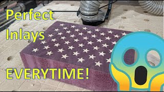 How to create perfect inlays with a CNC every time  Woodworking  Tutorial [upl. by Woods]