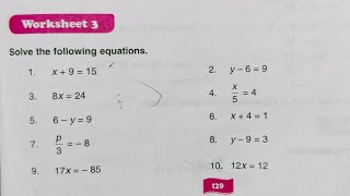 DAV class 6 maths chapter 7 worksheet 3  all questions solved [upl. by Raynell980]