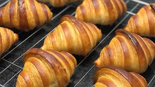 Classic French Bicolor croissant baked at home [upl. by Aggappe]