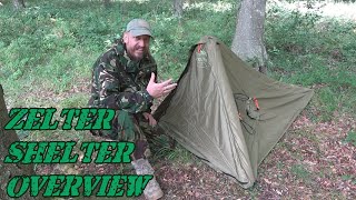 Portable Survival System  Zelter Shelter Overview [upl. by Cowie586]