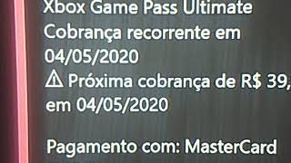 Como desativar cobrança recorrente do Xbox game pass [upl. by Dombrowski688]