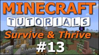 Minecraft Tutorials  E13 Cave Navigation Basics Survive and Thrive II [upl. by Eiral]