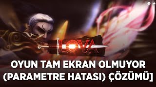 Metin2 PVP  Oyun Tam Ekran OlmuyorParametre Hatası Çözümü [upl. by Denis]