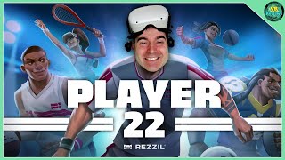 Player 22 Oculus Quest 2 Gameplay and Summary VR Gym To Improve Your Reactions And Fitness [upl. by Lourie990]