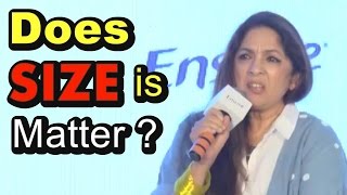 When Neena Gupta Ask By A Reporter quotDoes Size is Matterquot [upl. by Mairam]