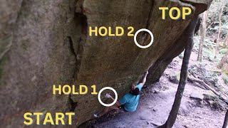 Trying one of Australias hardest and best boulder projects V14 [upl. by Germayne]