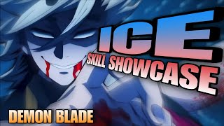 Demon Blade  ICE  Skill Showcase  Roblox [upl. by Ophelie969]