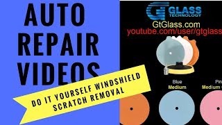 Do it yourself windshield scratch removal [upl. by Nnaerb180]