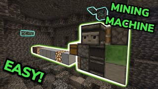 EASIEST 121 TUNNEL BORE TUTORIAL in Minecraft Bedrock MCPEXboxPS4SwitchPC [upl. by Karisa]