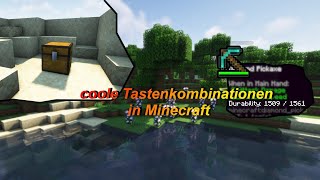 Wichtige Tastenkombinationen in Minecraft [upl. by Letnahs]