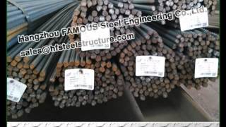 HRB500E Reinforcing Steel Rebar Foundation Construction 12mm  30mm [upl. by Maura]