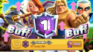 IM TOP1 IN THE WORLD 🌎 with four Buff Drill deck😘Clash Royale [upl. by Aiken206]