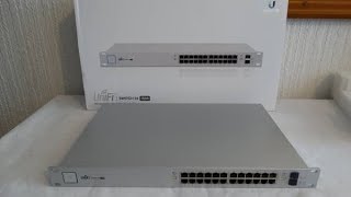 Unifi Switch 24 Port 250W unboxing [upl. by Onairelav]