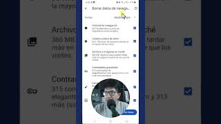 Cómo Borrar el Historial de Google Chrome en Celular navegadorweb googlechrome [upl. by Annaed]