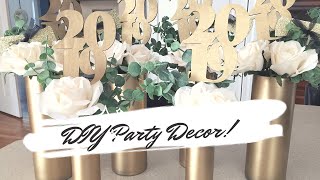 DIY PARTY DECOR  2019 GRADUATION PARTY DIY IDEAS  AFFORDABLE AND ELEGANT [upl. by Alekehs]