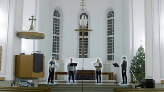 Halo Theme Song  Gregorian Ensemble sings in a Church LIVE  BIG Echo Halo Infinite Tribute [upl. by Salter]