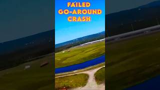 Dramatic Failed GoAround Ends in Disaster Crash aviation crash [upl. by Rabma]