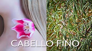 Cómo engrosar tu cabello fino y débil con solo dos ingredientes [upl. by Yedorb]