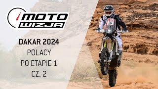 Rajd Dakar 2024  Polacy w Arabii Saudyjskiej raport po pierwszym etapie część 2 [upl. by Enidlareg619]