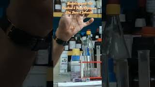 Nesslers reagent test  basic radical test ammonium radical test shorts subscribe [upl. by Volding]