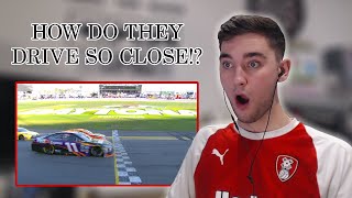 NASCARS CRAZIEST FINISHES  British Reaction [upl. by Noel551]