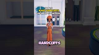 how to get HANDCUFFS on DRESS TO IMPRESS 🚨 dresstoimpress roblox dti dresstoimpressroblox [upl. by Tunnell772]