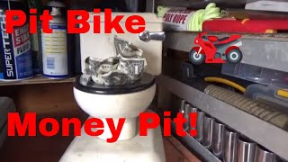 Simple Spark Plug Thread repair easy Helicoil install on a Pit Bike [upl. by Small]