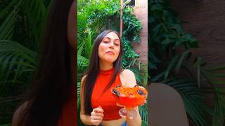 SORBET LAXANTE 🧡  fruta fruits frugivora dieta receitas nutri vegana [upl. by Ynnaf]