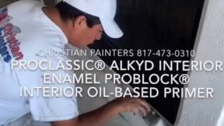 ProClassic® Alkyd Interior Enamel ProBlock® Interior OilBased Primer  SherwinWilliams [upl. by Morville]