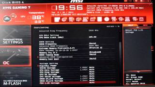 MSI X99S Gaming 7  BIOS [upl. by Amoeji]