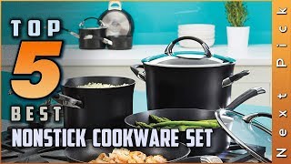 Top 5 Best Nonstick Cookware Set Review in 2024 [upl. by Ahsirtak848]